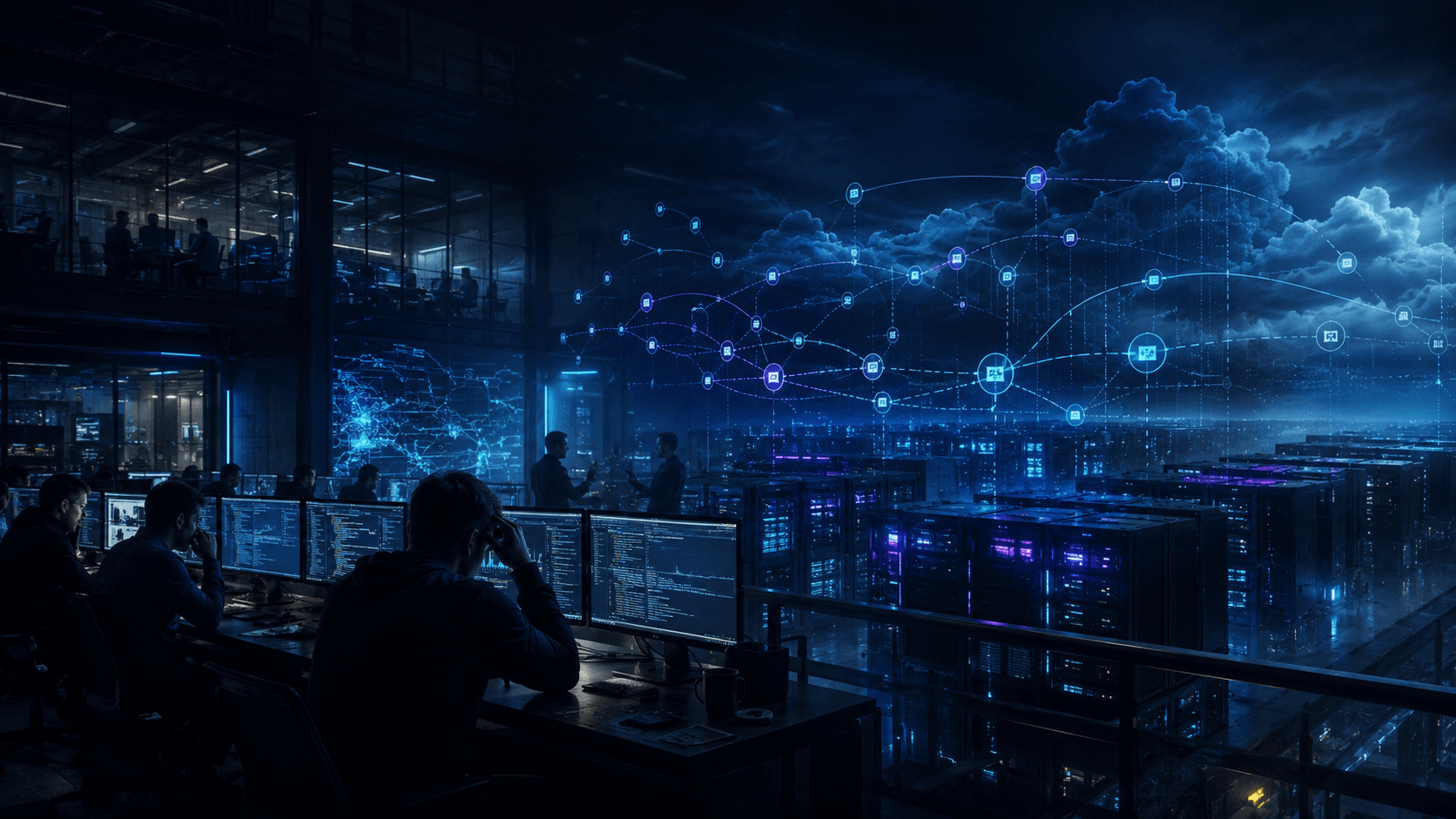 Predictive decision intelligence environment revealing what may happen next