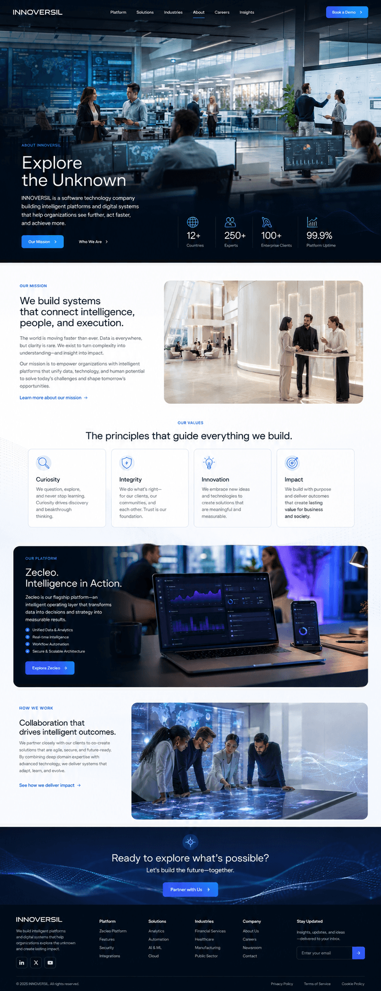 Connected intelligence and digital technology systems